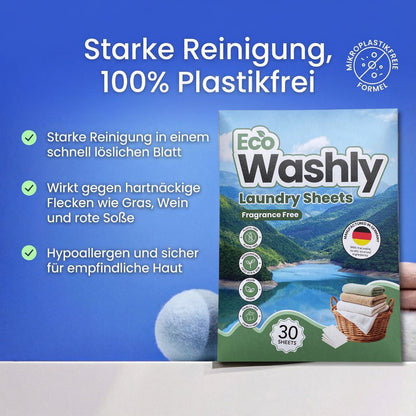 EcoWashly® Waschmittel-Blätter